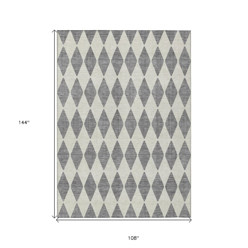 HomeRoots Geometric Transitional Rectangle Outdoor Rug