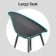 preview thumbnail 2 of 13, Plastic Chair Armchair With Arms Transparent Natural Wood Legs Dining Crystal For Kitchen Desk Home Work