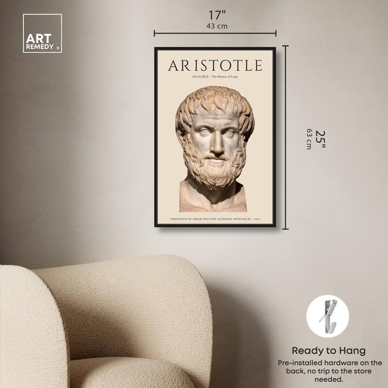 Greek Thinker Canvas by Art Remedy