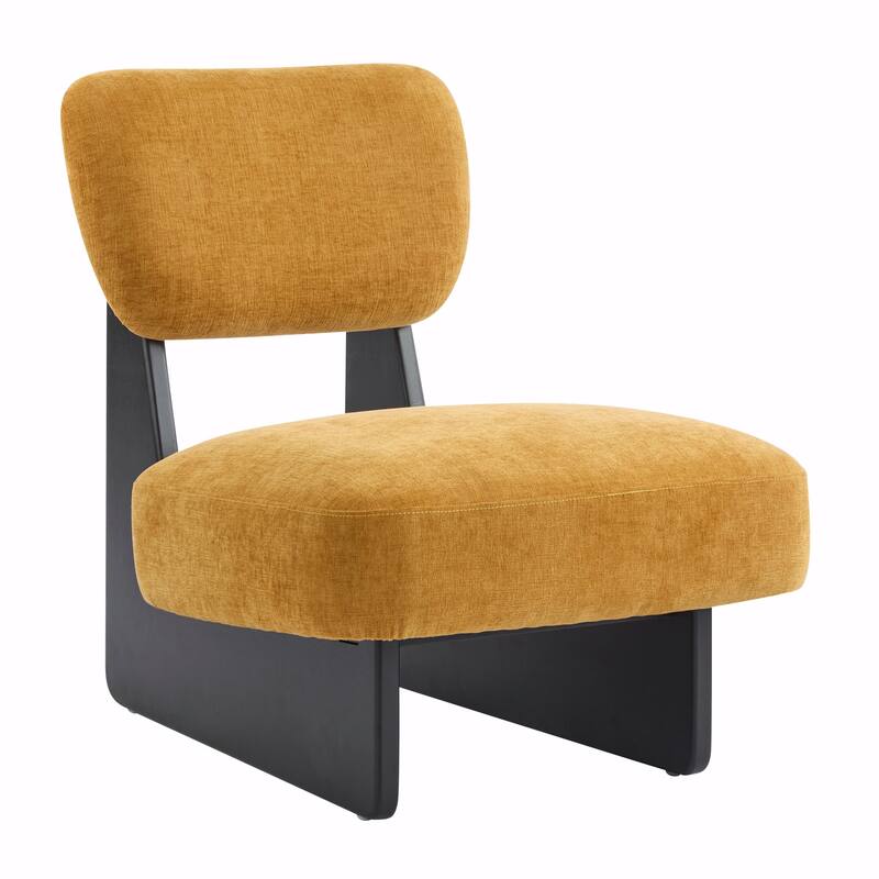 Minimalist Accent Chairs Set - Wood Frame