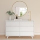preview thumbnail 4 of 43, Plank and Beam Scandinavian 6-Drawer Dresser White