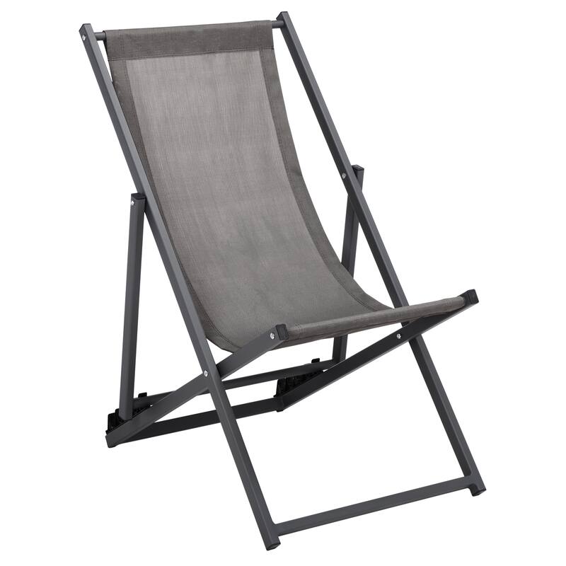 SAFAVIEH Outdoor Malaya Set of 2 Sling Chairs - 36" W x 22" D x 30" H - 36Wx22Dx30H