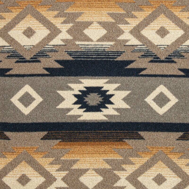 Paseo Road by HiEnd Accents Taos Wool Blend Southwestern Aztec Self Cuff Pillowcase, 1PC
