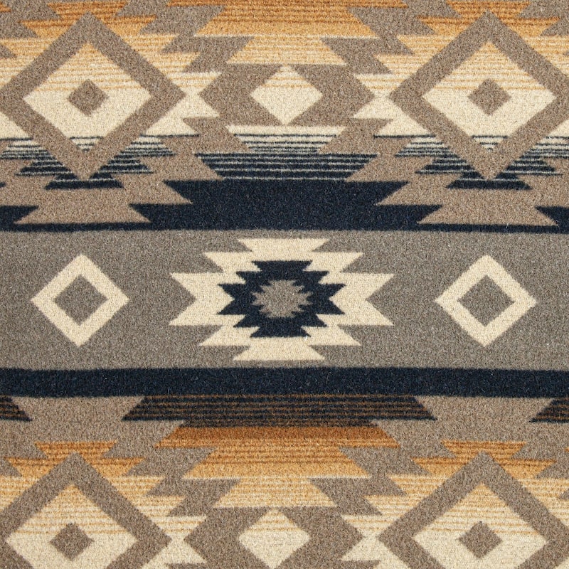Paseo Road by HiEnd Accents Taos Wool Blend Southwestern Aztec Lumbar Pillow, 14"x42"