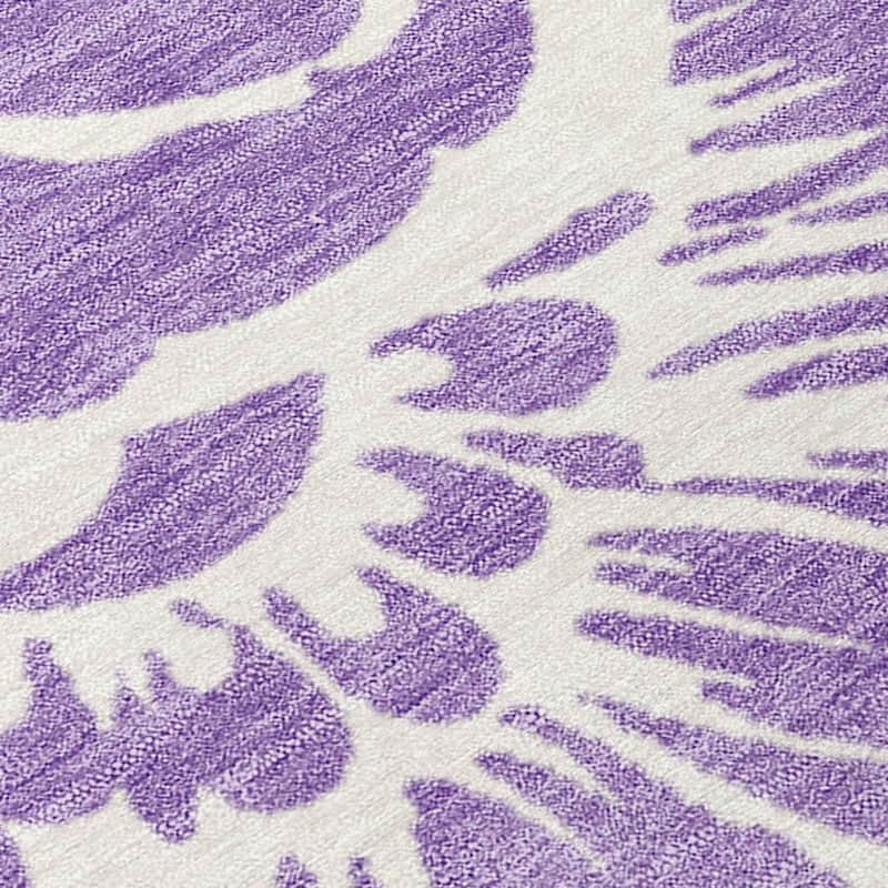 Machine Washable Indoor/ Outdoor Whimsy Floral Chantille Rug