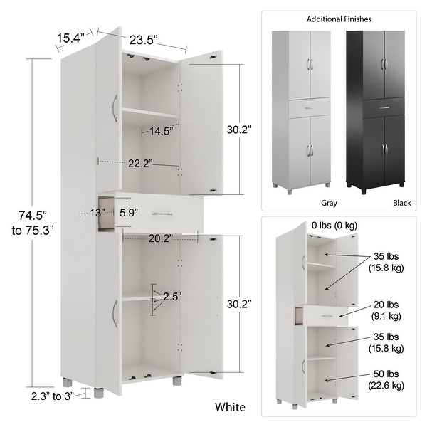 Avenue Greene Lonn Storage Cabinet with Drawer