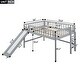 preview thumbnail 3 of 10, Full Low Loft Bed with Ladder & Slide