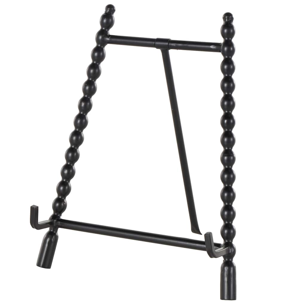 Metal Abstract Wide Easel - Black or Gold - Roche River Decor