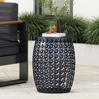 Colcord Outdoor Outdoor Metal Side Table by Christopher Knight Home