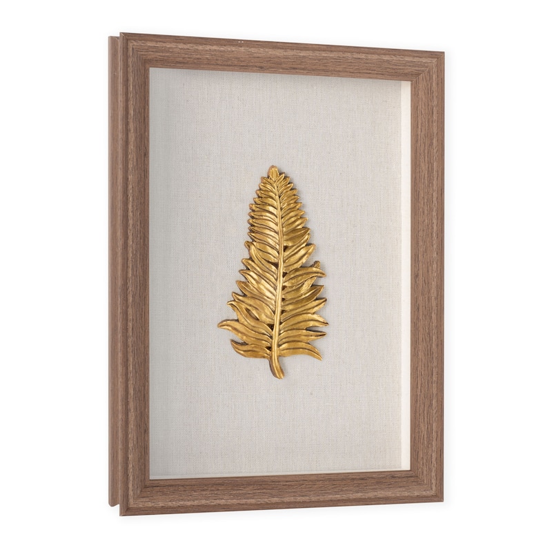 Golden Leaves, Shadow Box - Leaf 1