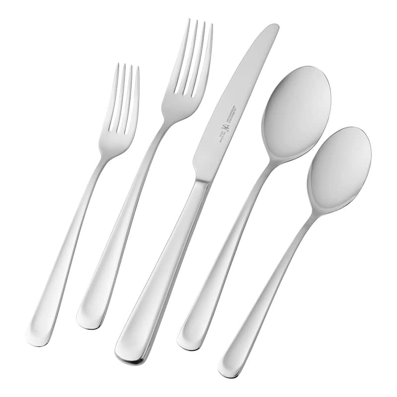 Henckels Silvano 45-pc 18/10 Stainless Steel Flatware Set - Stainless Steel - 45-pc