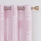 preview thumbnail 31 of 62, Room Darkening Silver Foil Pattern Grommet Curtains 2 Panels