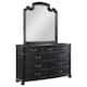 Option Dresser with Mirror (Black)