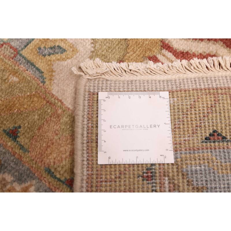 ECARPETGALLERY Hand-knotted Jules Serapi Beige, Ivory Wool Rug - 8'11 x 11'11