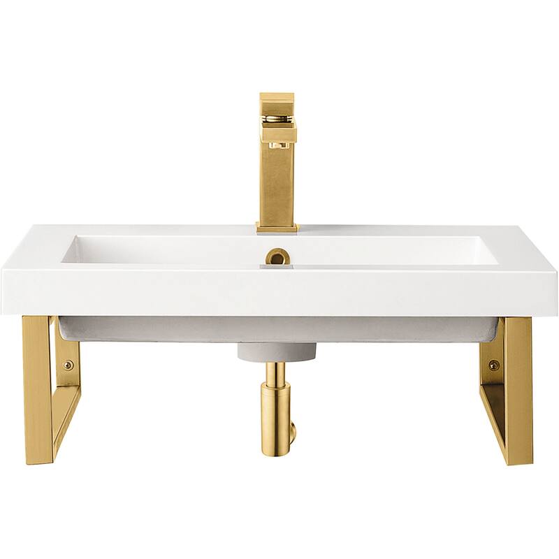 James Martin Vanities 055BK1823.6WG2 Boston 23-5/8" Rectangular - Radiant Gold