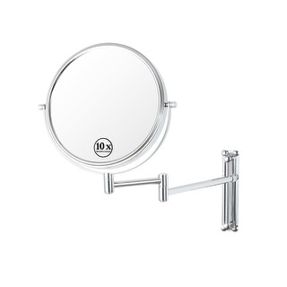8 inch Double-Sided Framed Wall Mounted Magnifying Bathroom Mirror