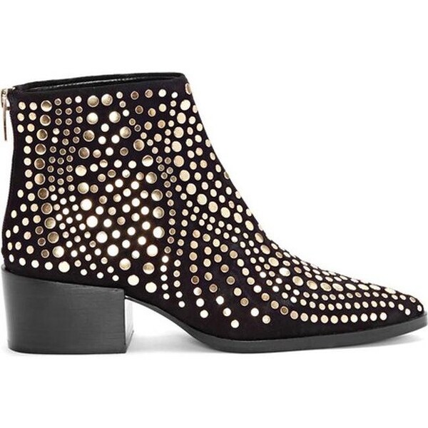 vince camuto black studded booties