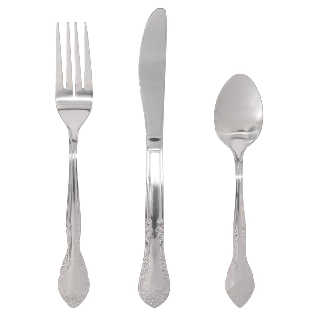 3 Piece Stainless Steel Flatware Set