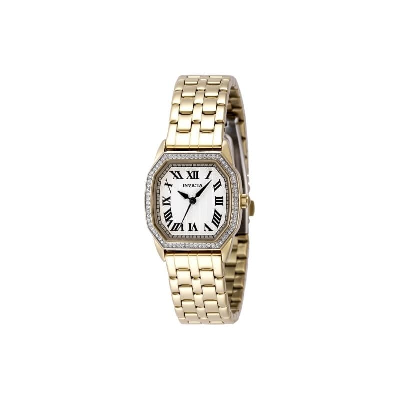 Invicta Women's 49000 Wildflower Quartz 3 Hand Silver Dial Watch