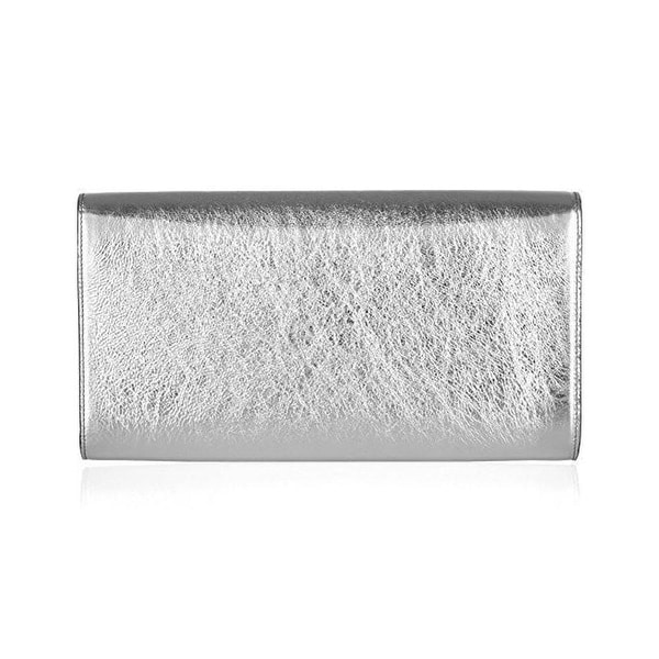 ysl clutch bag silver