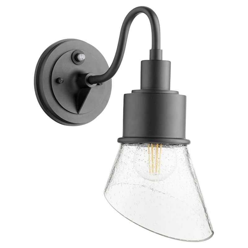 Quorum International Torrey 13" Tall Outdoor Wall Sconce - Noir