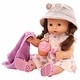preview thumbnail 1 of 3, Gotz Maxy Aquini Popsicle - 16.5" All Vinyl Bath Baby Doll with Brown Hair