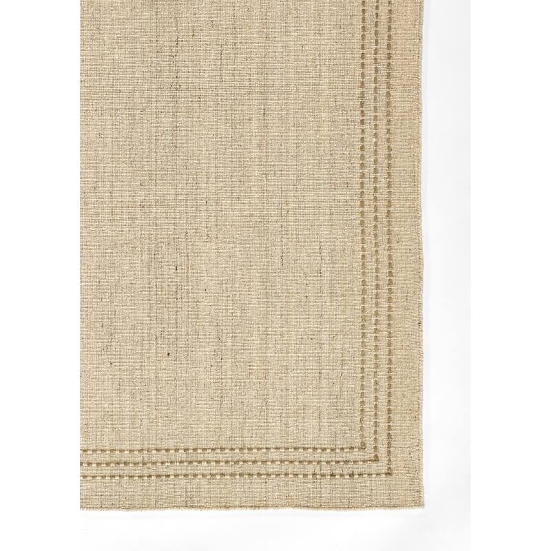 Momeni Oliver Solid Wool and Polyester Hand Loomed Area Rug