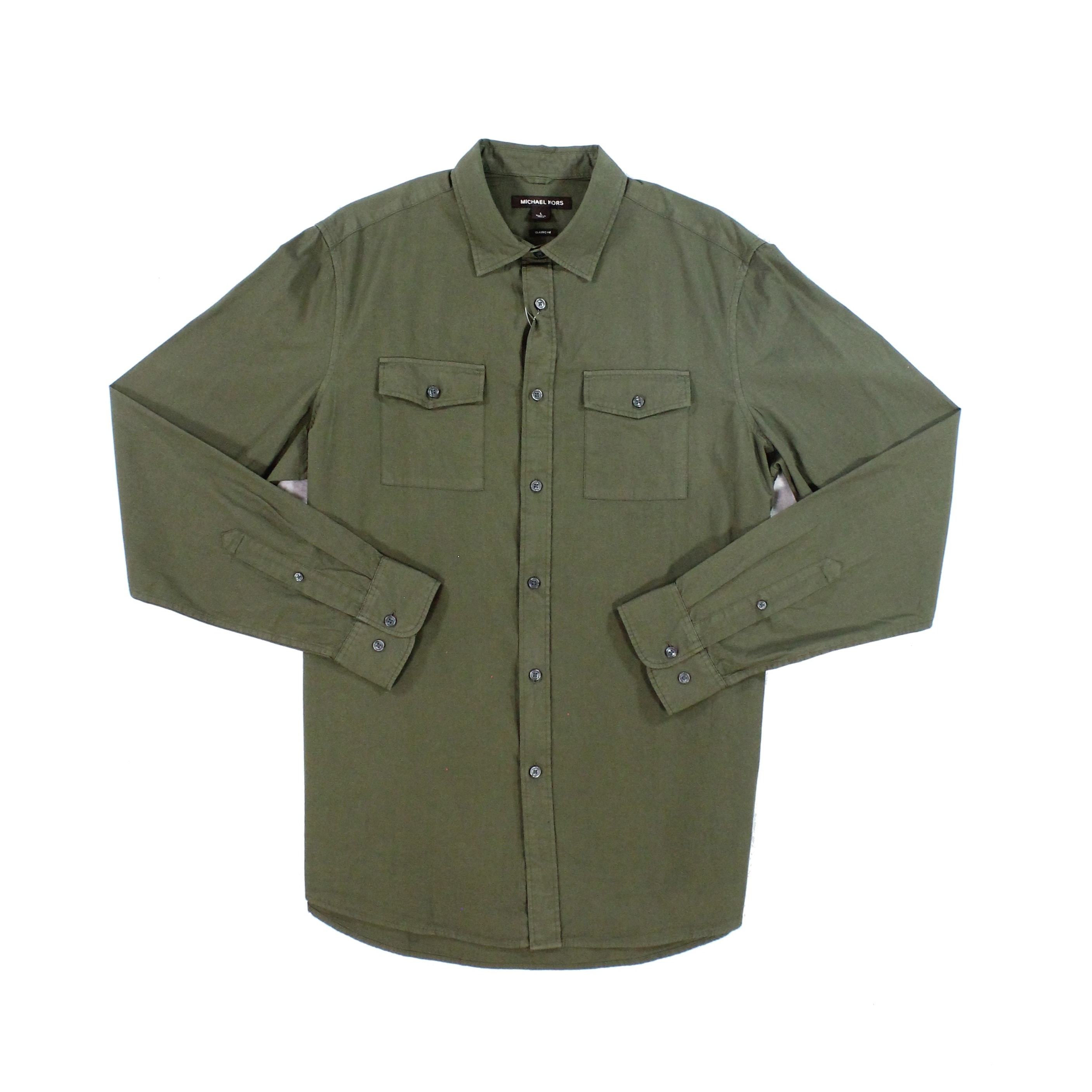 michael kors shirts mens olive