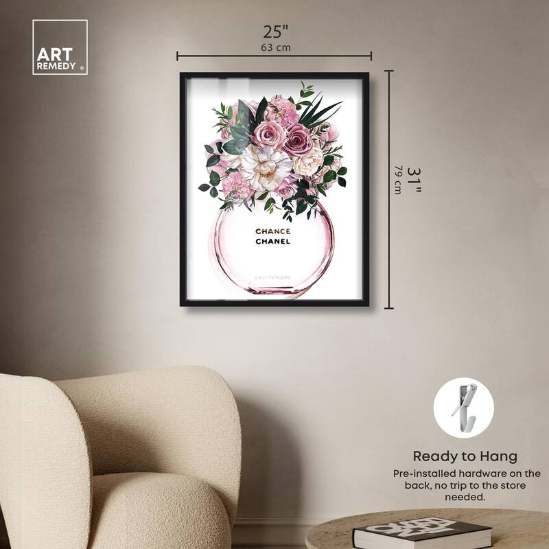 Floral Chance Fragrance Shadowbox by Art Remedy