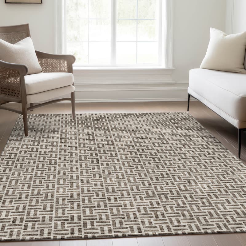 Premium Washable Super Soft Modern Geo Mayfield Rug