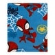 preview thumbnail 1 of 2, Marvel Spidey and His Amazing Friends Blue, Red and White Spidey Team Super Soft Toddler Blanket