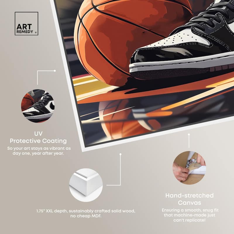 At the Court Canvas by Art Remedy