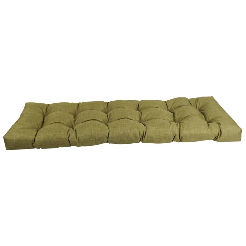 Tufted Indoor/Outdoor Bench Cushion (Multiple widths from 46 to 60 inch)