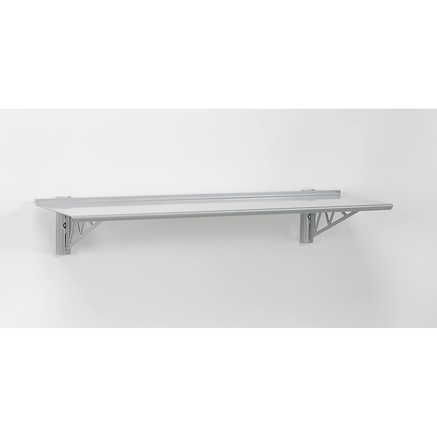 Wallscapes Puzzle Shelf Kit - Silver Metal with Bracket