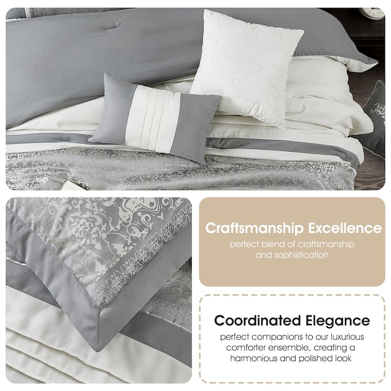 Nanshing Shelly 7 Piece Transitional Comforter Set