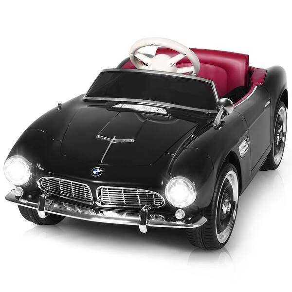 Shop Costway 12v Bmw 507 Licensed Electric Kids Ride On Retro Car Rc Overstock 30889948