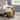 Linon Kayvon Drum Side Table with Storage Gold