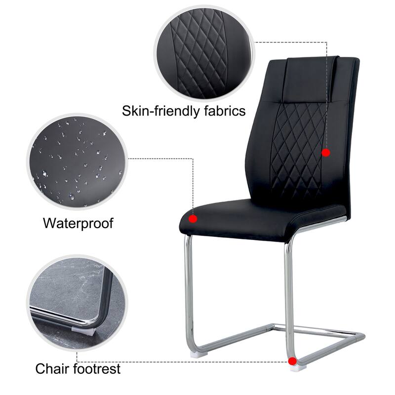 Faux Leather Dining Chairs