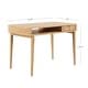 preview thumbnail 4 of 5, Jasper Small Home Office Desk with Storage, Bohemian Writing Desk with Drawer and Open Cubby