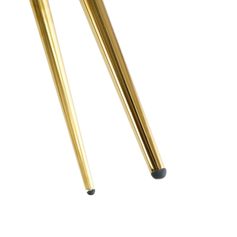 home bedroom stool back dressing chair student desk chair gold metal