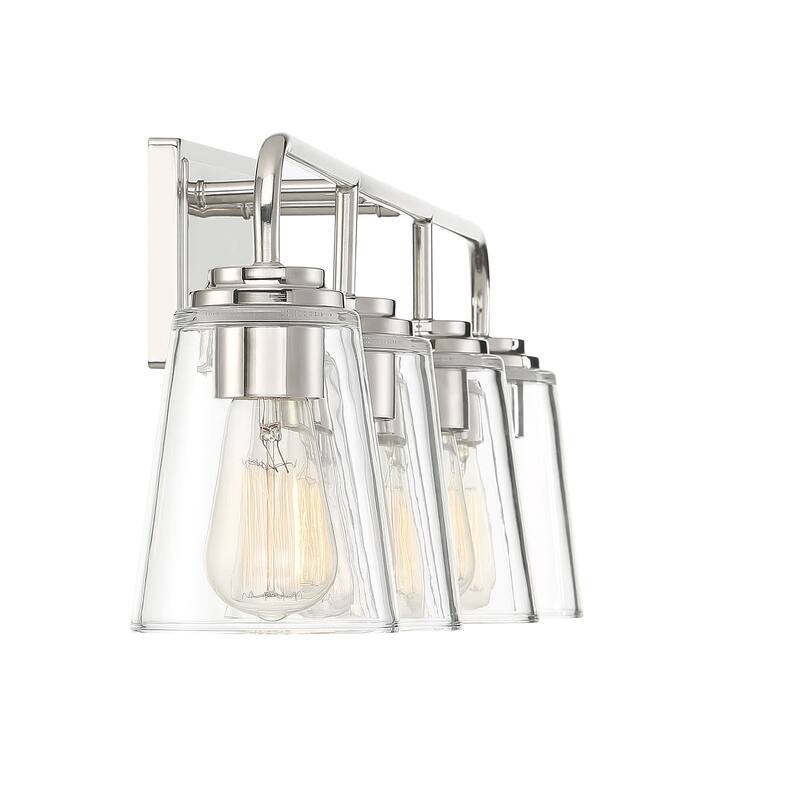Meridian M80045 4 Light 32" Wide Bathroom Vanity Light with Tapered
