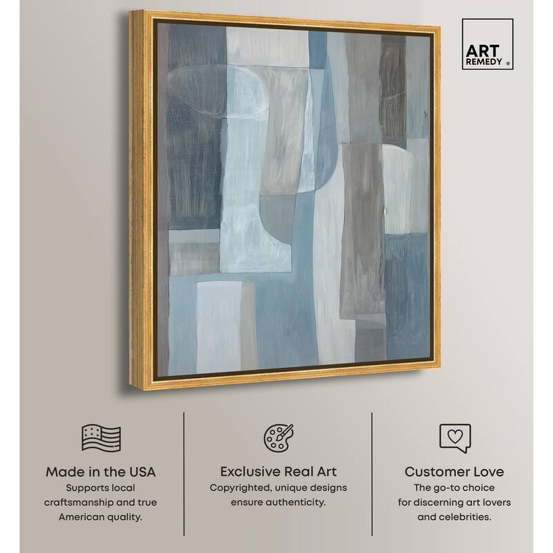 Tessellated Tones III Canvas by Art Remedy