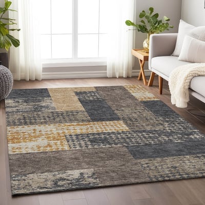 Premium Washable Super Soft Casual Geo Mayfield Rug