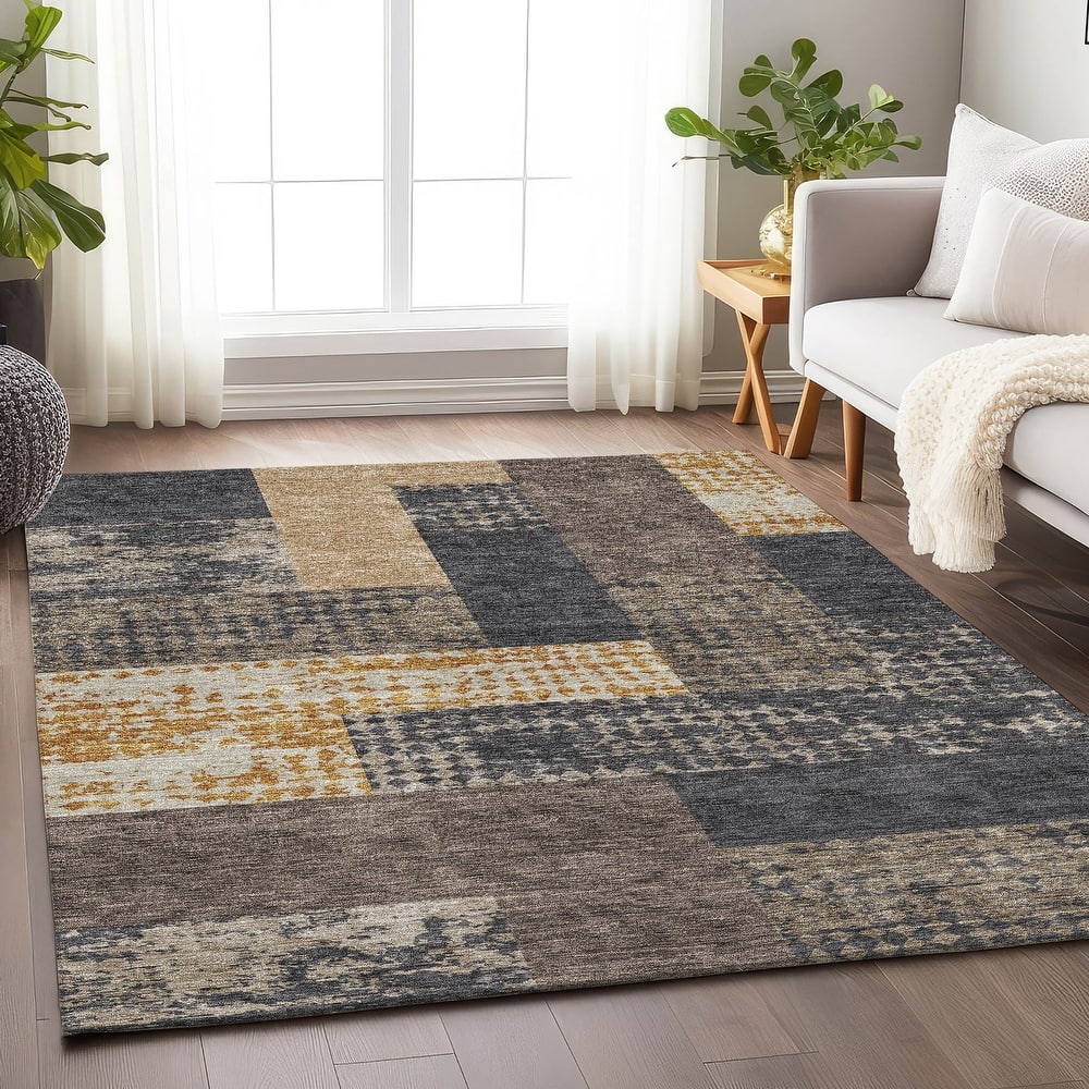 Premium Washable Super Soft Casual Geo Mayfield Rug