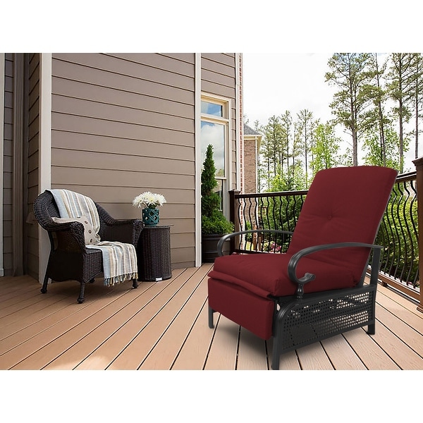 Kozyard reclining cheap chaise lounge chair