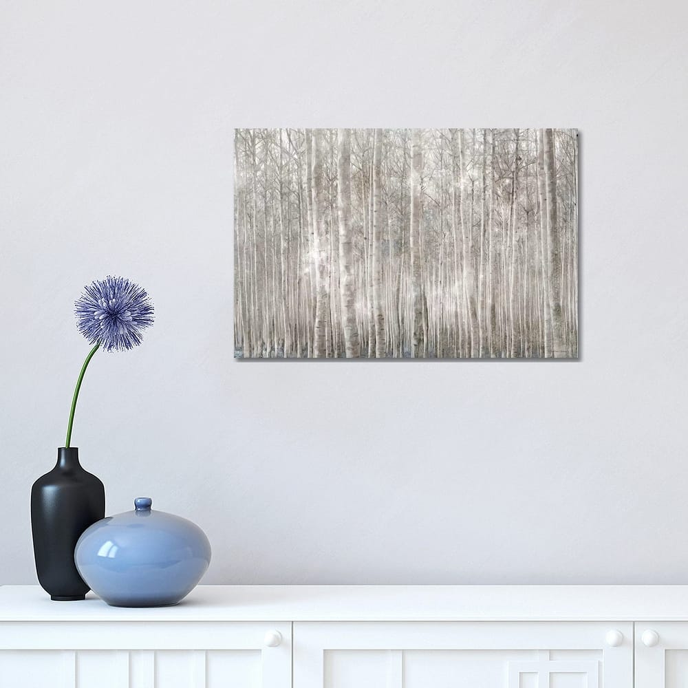 iCanvas "Birch Trees " by Bluebird Barn Canvas Print