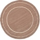 preview thumbnail 121 of 127, SAFAVIEH Handmade Bella Alverta Dotted Border Wool Rug 5' Round - Beige/Ivory