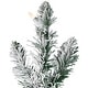 preview thumbnail 15 of 13, Pre-Lit Pencil Flocked Alpine Artificial Christmas Tree - Clear Lights
