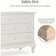 preview thumbnail 5 of 4, Evolur Aurora Cream Wood 7-drawer Double Dresser