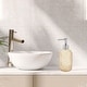 preview thumbnail 16 of 15, Elegant Soap Pump Dispenser for Bathroom 13.52oz 1 Pc Yellow Silver Tone